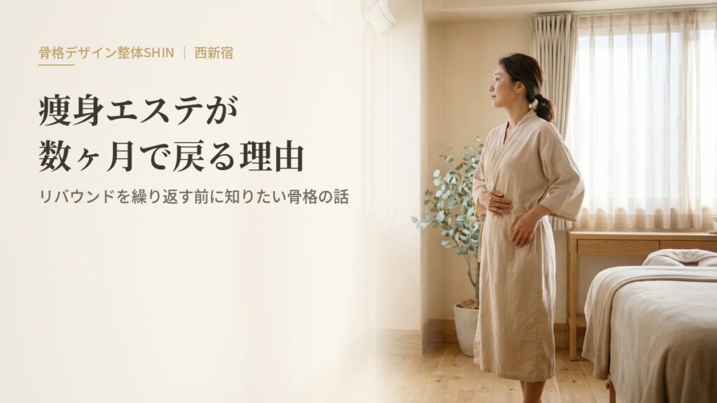 痩身エステが数ヶ月で戻る理由｜リバウンドを繰り返す前に知りたい骨格の話